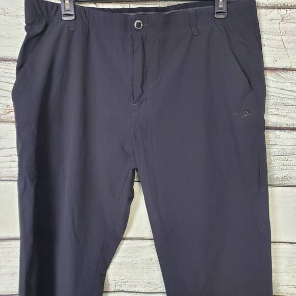 Oakley Nylon Stretch Pants Black Men’s 40x30 - Picture 2 of 9